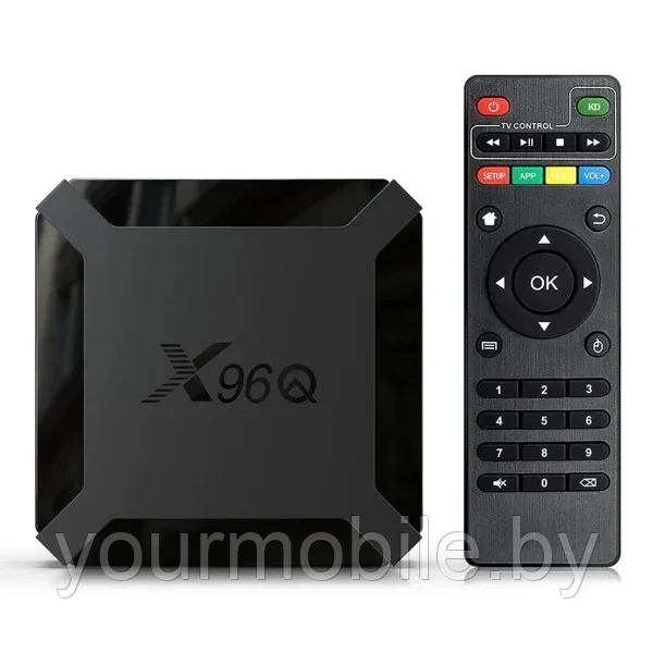 Смарт ТВ-приставка X96Q Smart TV Android 10 2/16 - фото 1 - id-p169491366