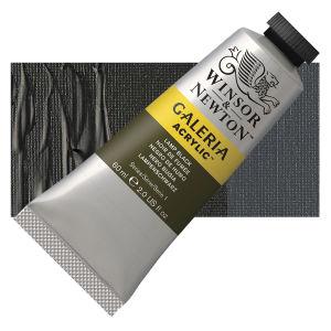 Краска акриловая Winsor&Newton GALERIA 60 мл LAMP BLACK