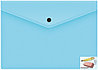 Папка-конверт на кнопке Berlingo Instinct, А4, 180 мкр., аквамарин