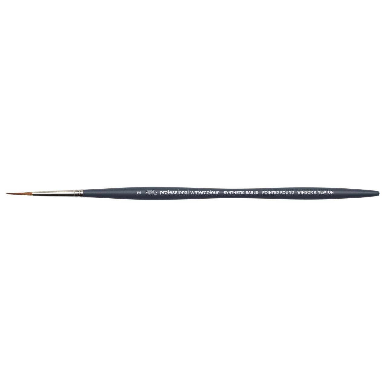 Кисть Winsor&Newton PRO WC SYNTHETIC SABLE BRUSH POINTED ROUND SIZE 6 - фото 2 - id-p169492909