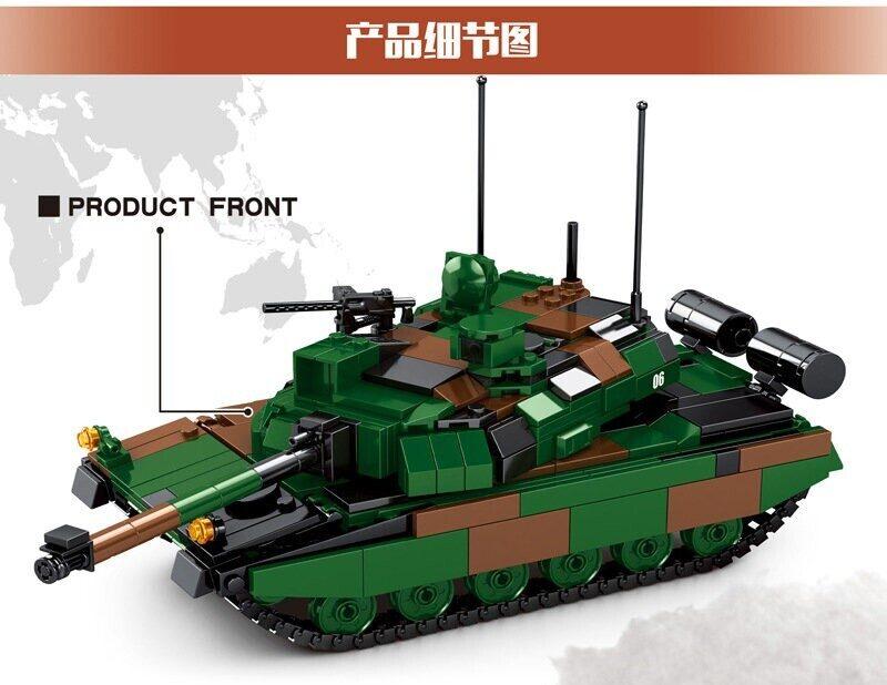 Конструктор Основной боевой танк Леклерк SY0102, 889 дет. - фото 7 - id-p169491652