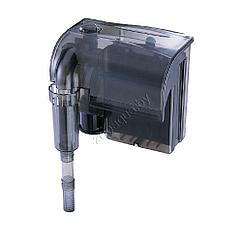 Фильтр рюкзачный Atman HF-0600 для аквариумов до 100 л, 660 л/ч, 6W с поверхностным скиммером (черный корпус)