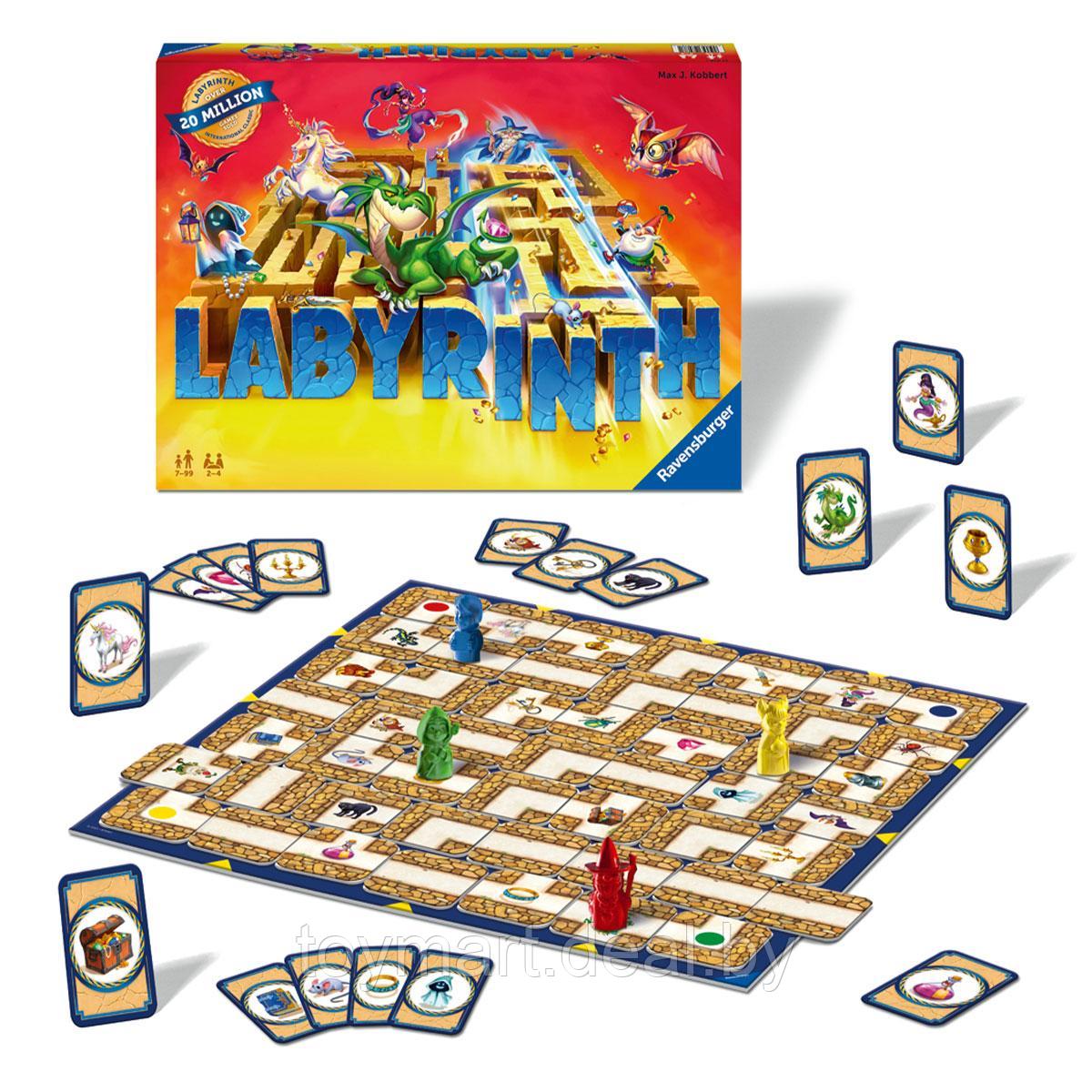 Сумасшедший лабиринт - настольная игра (The amazeing Labyrinth), Ravensburger 27078 - фото 2 - id-p104961037