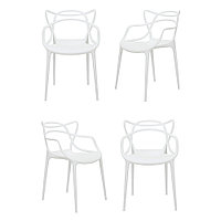 Комплект из 4-х стульев Masters белый