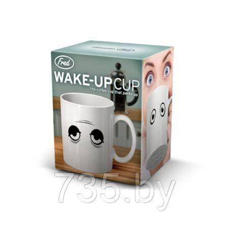 Кружка "Проснись" керамическая с глазами термочувствительная и меняющая цвет - фото 3 - id-p167709731