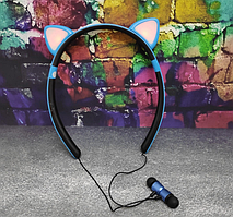 Беспроводные Hifi 5.0 светодиодные наушники «Милые кошачьи ушки» ZW-29 CAT EAR