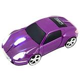 Мышь машинка "Lambo" фиолетовая CBR MF-500 проводная в виде автомобиля rgini, фото 2