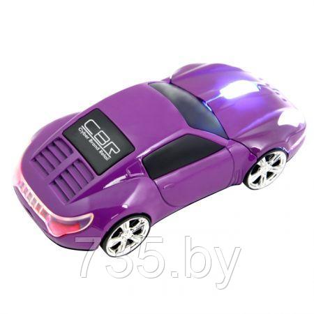 Мышь машинка "Lambo" фиолетовая CBR MF-500 проводная в виде автомобиля rgini - фото 3 - id-p167709760