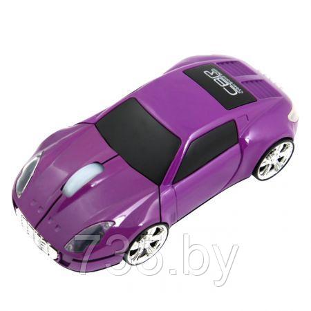 Мышь машинка "Lambo" фиолетовая CBR MF-500 проводная в виде автомобиля rgini - фото 4 - id-p167709760