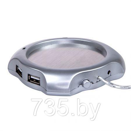 USB Hub - подогреватель для кружки, чашки с 4-мя портами USB (Нагреватель-Хаб) - фото 3 - id-p167709762