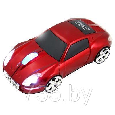 Мышь машинка "Lambo" красная CBR MF-500 проводная в виде автомобиля rgini - фото 2 - id-p167709778