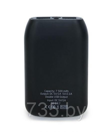 Power bank - внешний аккумулятор CBR 4075 Black, 7500 mAh - фото 4 - id-p167709814