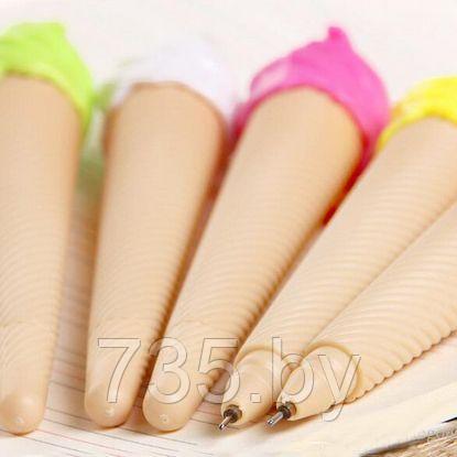 Ручка Мороженое гелевая, набор 6 шт для девочек - фото 2 - id-p167709918