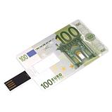 Флешка Кредитка 8 Гб 100 Евро, фото 2