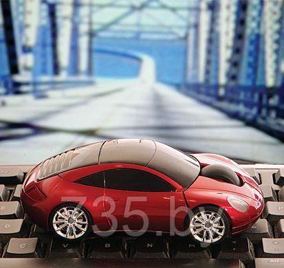 Мышь беспроводная «Lazaro 911» оптическая красная машина в виде автомобиля pors - фото 3 - id-p167709976