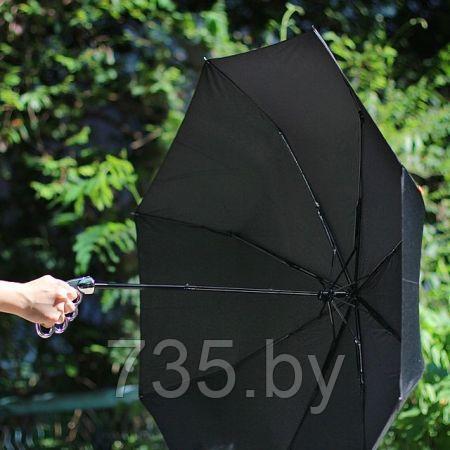 Зонт "Кастет" с золотой ручкой складной - фото 5 - id-p167709981
