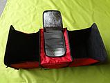Органайзер - складная сумка с термоотсеком в багажник автомобиля красный, фото 8
