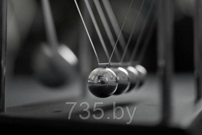 Шары "Ньютона" маятник на овальной подставке 23х14х18 см - фото 2 - id-p167710208