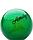 Мяч для художественной гимнастики Amely AGB-103 (19см, 400гр), зеленый с блестками, фото 2