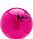 Мяч для художественной гимнастики Amely AGB-303 (15см, 280 гр) розовый с блестками, фото 2