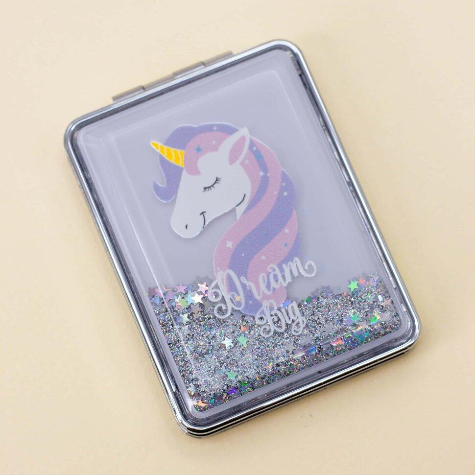 Зеркало "Sparkles unicorn", white - фото 1 - id-p169541081