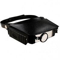 Бинокуляр Magnifier head strap W/Lights MG 81007