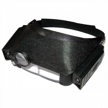 Бинокуляр Magnifier head strap W/Lights MG 81007 - фото 4 - id-p169540837