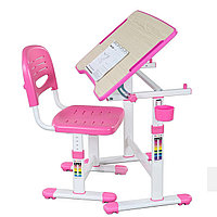 Детская растущая парта и стул-трансформер Fun Desk Piccolino 2 Pink