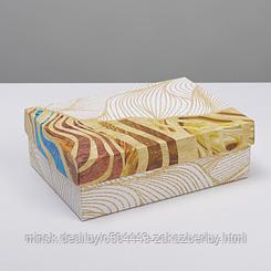 Коробка складная «Текстура»,  21 × 15 × 7 см
