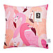 Чехол на подушку Этель "Фламинго" 40х40 см, 100% п/э, велюр, фото 5