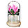 Светильник–цветочная композиция Роза в колбе, 15 см, фото 2