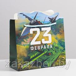 Пакет подарочный «Самолеты»,  25 × 26 × 10 см