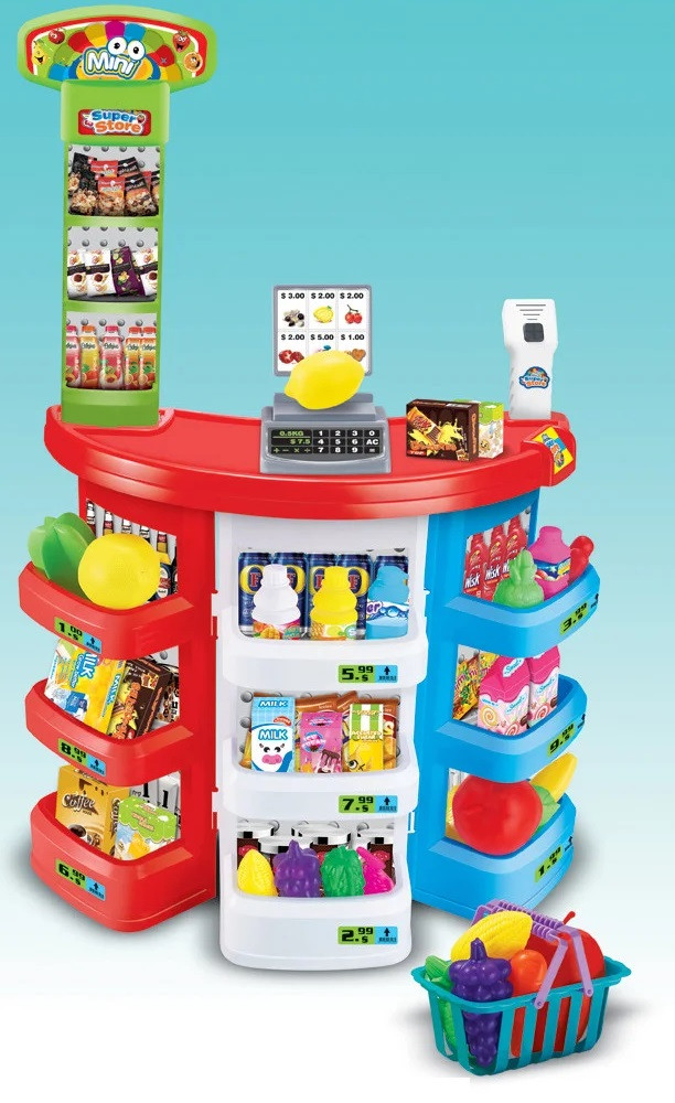 Игровой набор супермаркет с тележкой, 922-06 (78х51х27), фото 1
