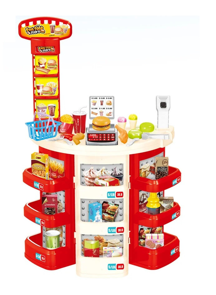 Игровой набор супермаркет с тележкой, 922-20 (78х51х27)