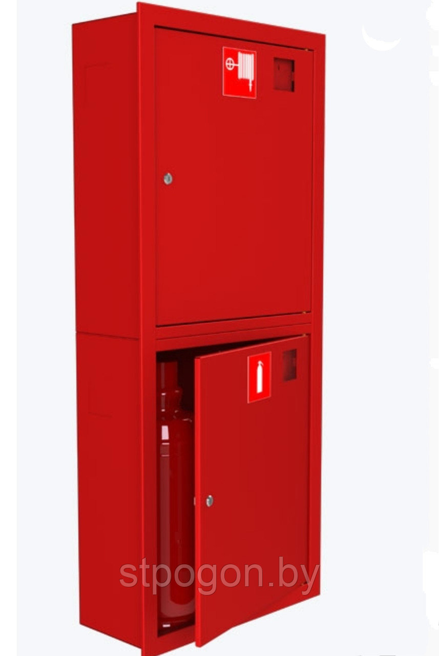 Шкаф пожарный-03-Н-2ПК (под 2 рукава) - фото 1 - id-p169544868