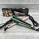 Многофункциональный 4в1 Гофре- выпрямитель для волос Multifunctional Hair Straightener LSM-635 Зеленый, фото 6