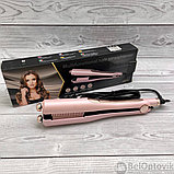 Многофункциональный 4в1 Гофре- выпрямитель для волос Multifunctional Hair Straightener LSM-635 Розовый, фото 10
