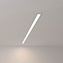 Линейный светодиодный встраиваемый светильник 
103см 20Вт 4200К матовое серебро