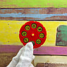 Детский стол проектор для рисования Projector Painting с подсветкой, фломастеры, сменные слайды  Желтый, фото 4