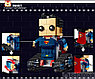 Радиоуправляемый конструктор Walking Brick Супер герой Супермен, фото 7