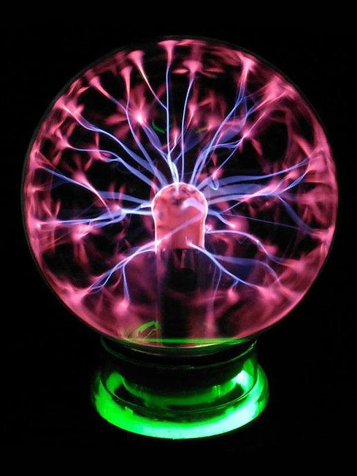 Светильник плазма шар - Эврика №4 (диаметр 10см) - фото 4 - id-p169550755
