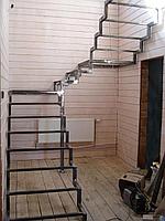 Лестницы металлические двойной косоур модель 178