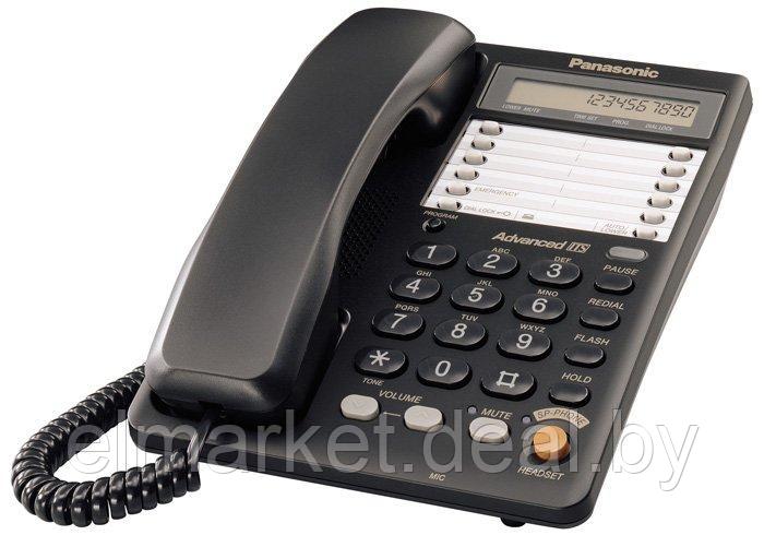 Проводной телефон Panasonic KX-TS2365 black - фото 1 - id-p169551348