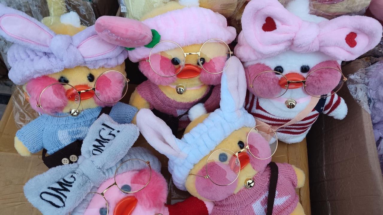 Мягкая игрушка Lalafanfan уточка лалафанфан утка duck дак Тикток новинка утенок детские мягкие игрушки - фото 3 - id-p169553128