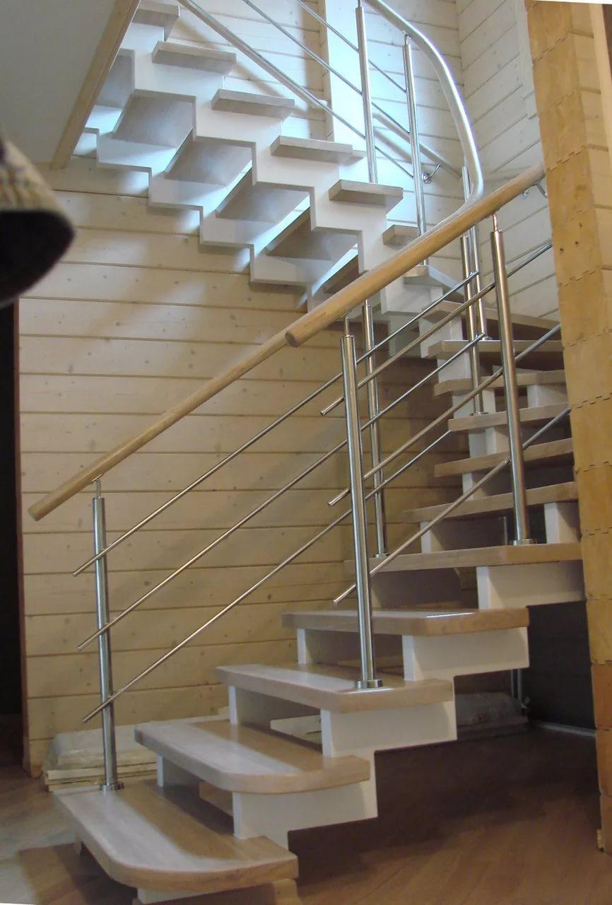 Лестницы на металлокаркасах модель 187