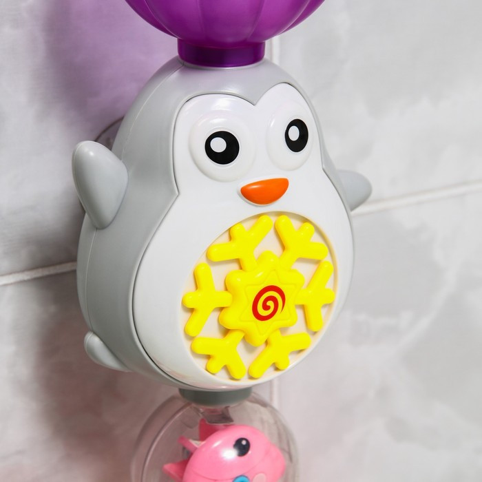 Набор игрушек для игры в ванне «Пингвинчик МАХ - мельница» - фото 6 - id-p169553960