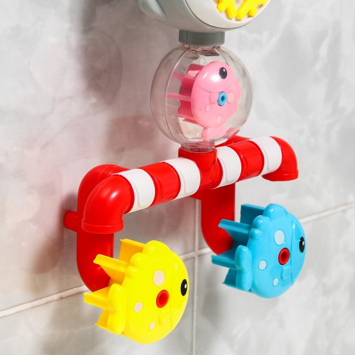 Набор игрушек для игры в ванне «Пингвинчик МАХ - мельница» - фото 3 - id-p169553960
