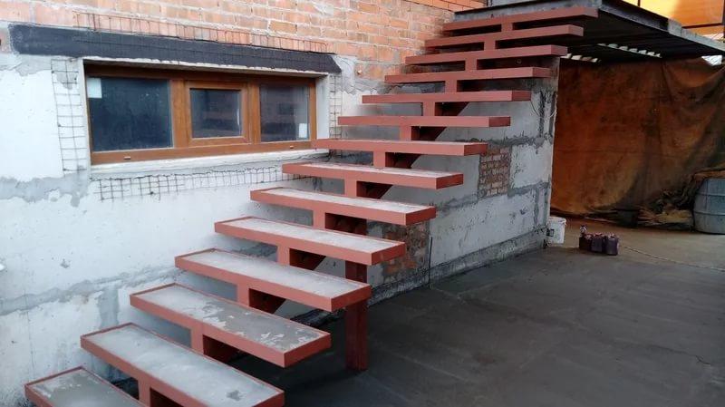 Лестницы под бетонную заливку модель 194