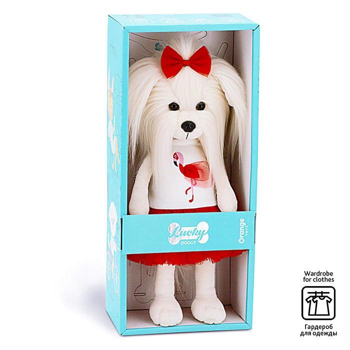 Мягкая игрушка Lucky Mimi Любовь и фламинго с каркасом, 37 см - фото 2 - id-p169554626
