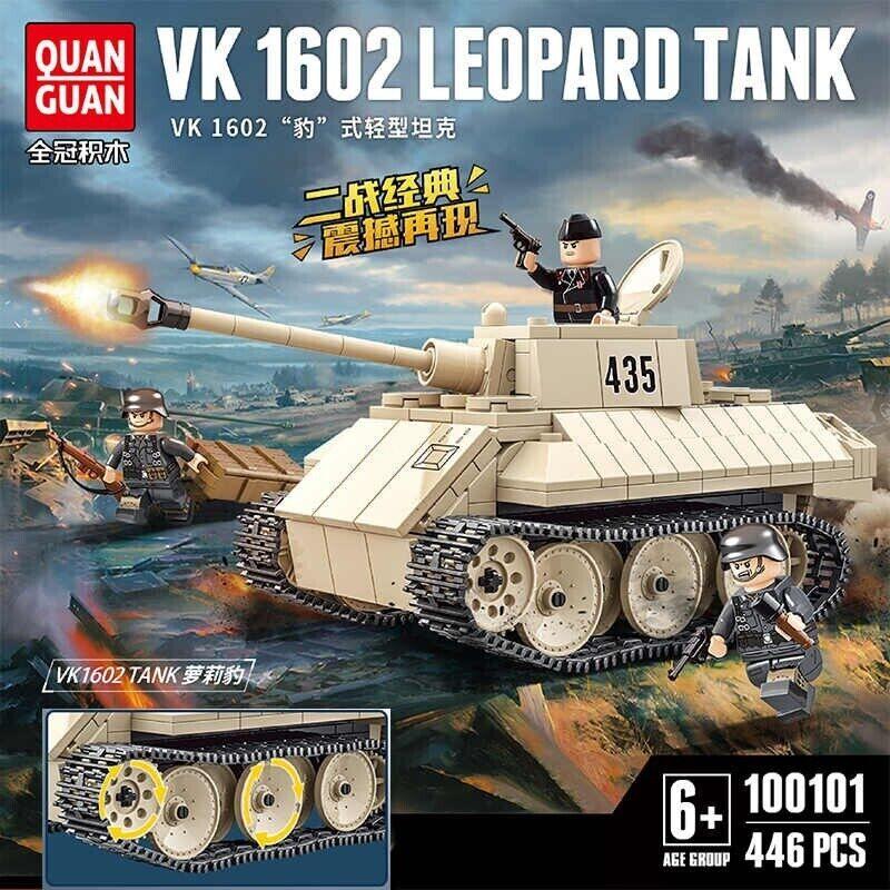 Конструктор "Немецкий танк VK 1602 Leopard" 100101 Quanguan, фото 1